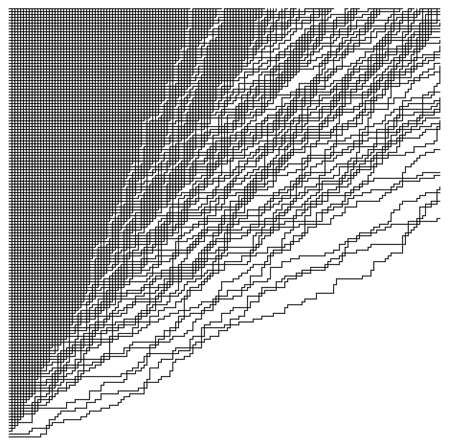 Simulations of stochastic higher spin vertex model