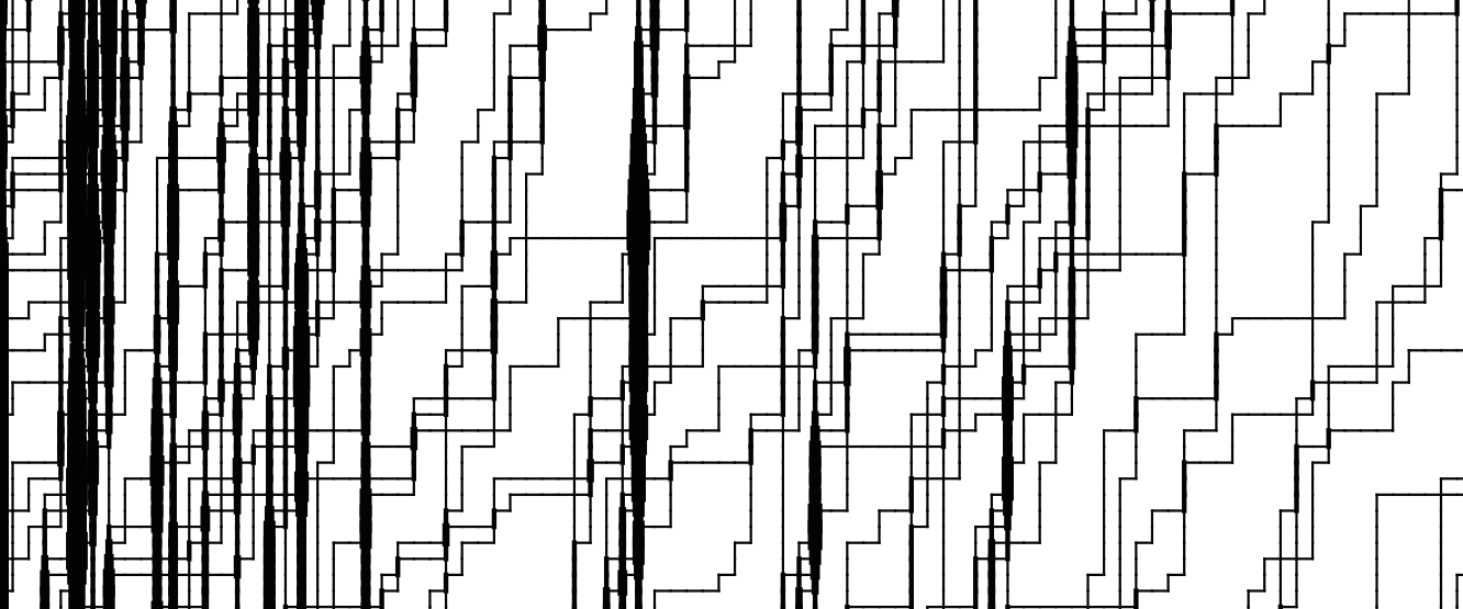Simulations of stochastic higher spin vertex model